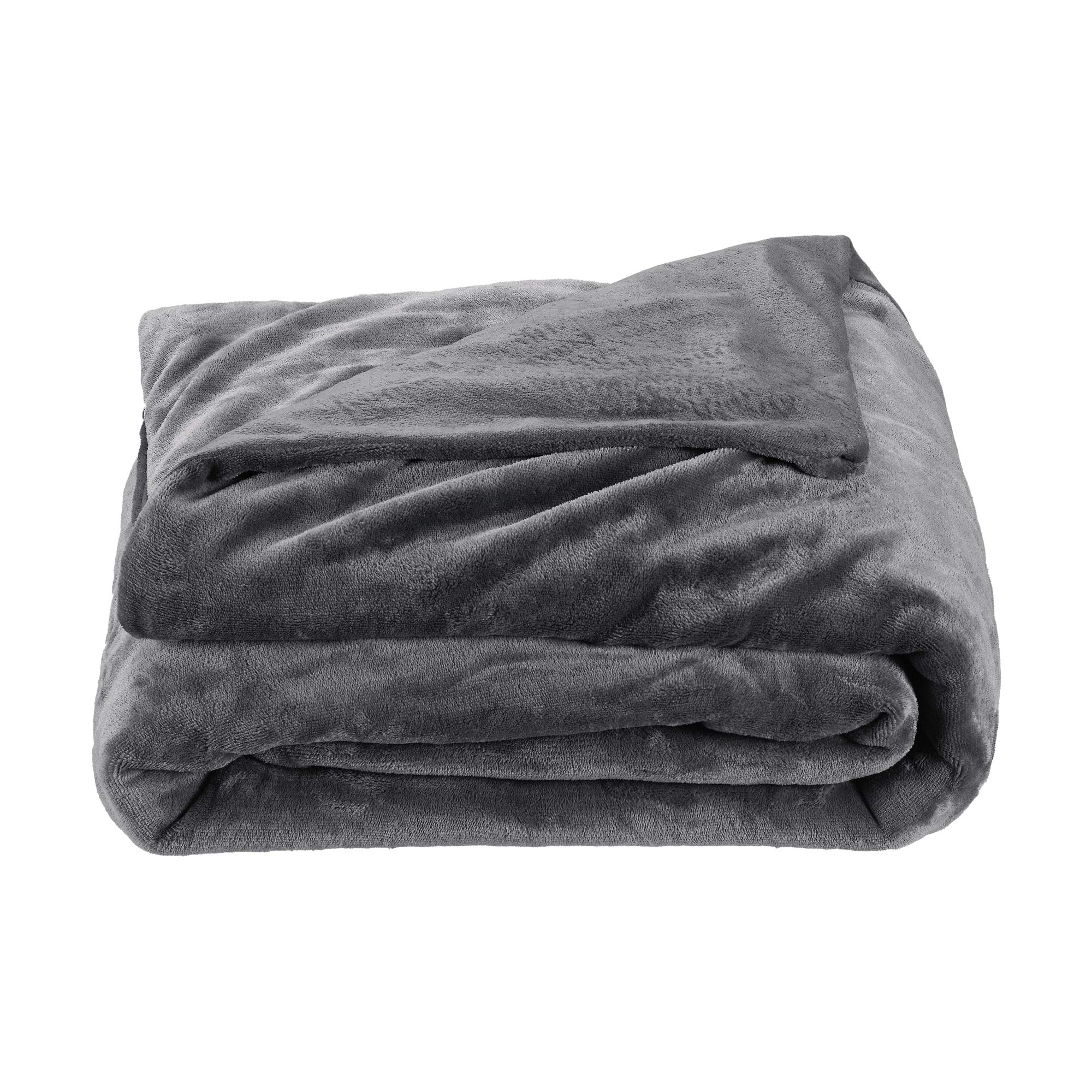 Brookstone Innovations Calming Weighted Blanket 48in x 72in 15 lbs Gray